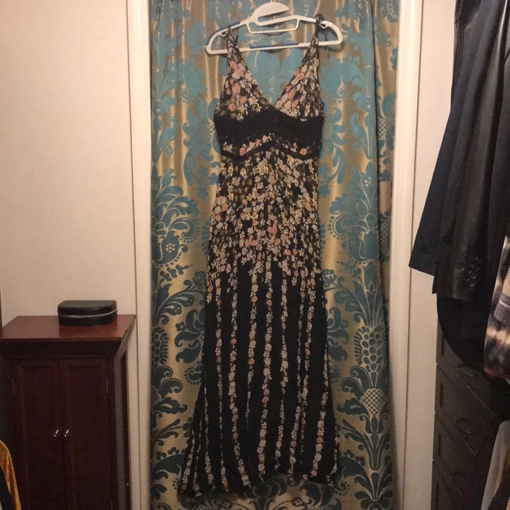Free People maxi slip dress-small